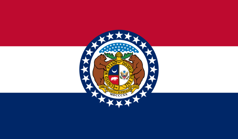 state of missouri flag. Official Missouri State